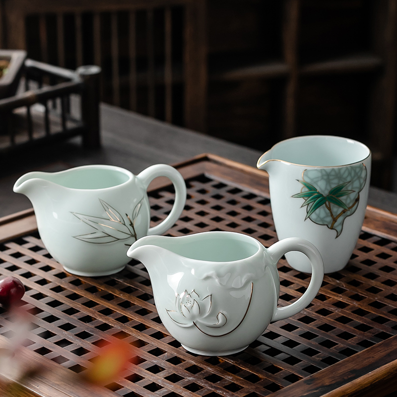 The Japanese celadon fair keller see colour ribbon ceramic tea cups and a cup of tea sea restoring ancient ways points tea, upset