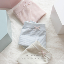 REME square summer fresh macaron color girl panties female seamless high elastic flat waist comfortable ladies briefs