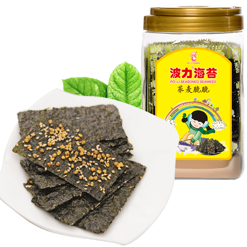 天猫【波力海苔】夹心脆片荞麦脆42包