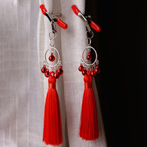 Tassel sex interest breast clip nipple stimulation punishment Bell milk clip flirting breast clip cute tuning gay men and women