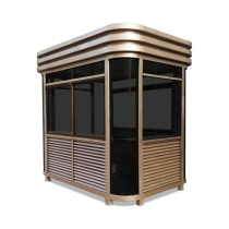 Kong Pavilion Security Pavilion Outdoor Stainless Steel Gangbooth Smoking Kiosk Cell Doorman stand guard Kong Pavilion can be set as a security guard booth