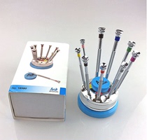 Swiss AF Watch repair Screwdriver Watch Repair Tool Set with base spare heads of all sizes 18980