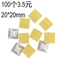 Exported to Europe and the United States 20*20 plastic suction cup self-adhesive self-adhesive nylon cable tie holder wire suction cup positioning piece