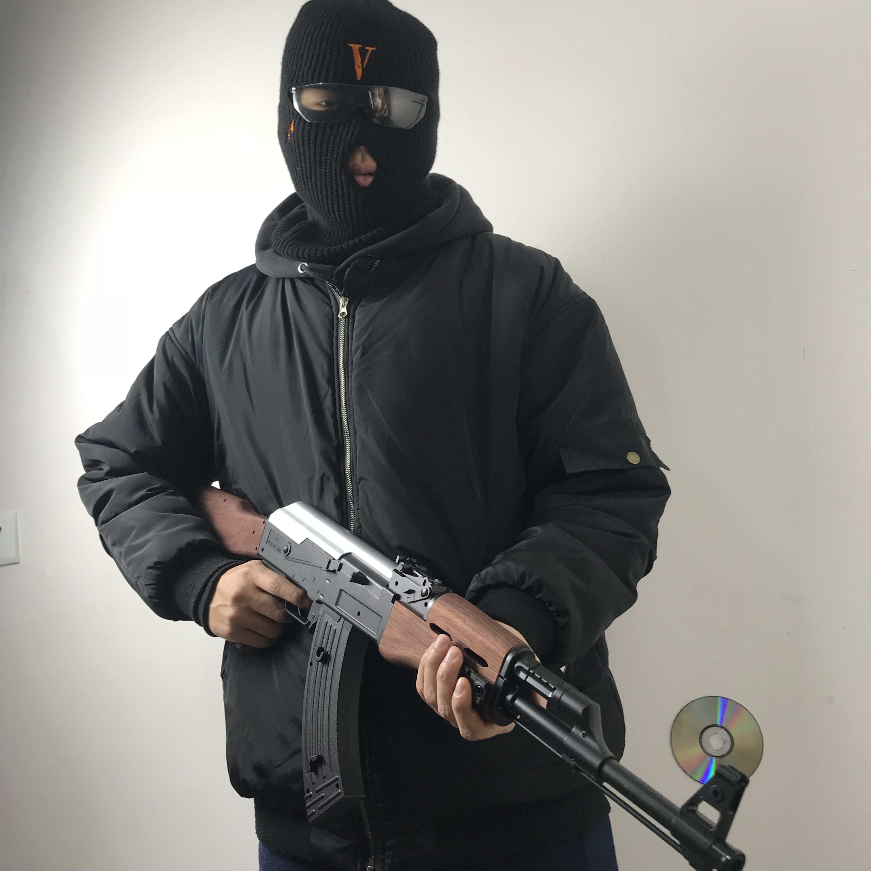 vlone pop store asap匪帮头套 面具冷帽两用帽土匪帽