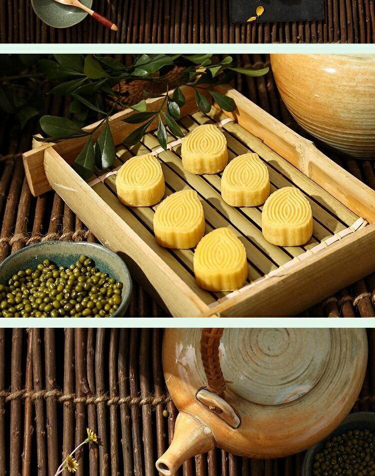 苏南潮汕特产绿豆糕绿豆饼手工传统糕点茶点心小吃休闲办公室零食_优