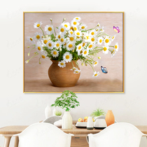Diamond painting 2020 new cross-stitch living room masonry show Daisy 5d full drill 2021 dots sticker painting restaurant bedroom