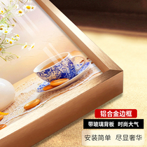 Diamond painting framed cross stitch frame with glass custom aluminum alloy any size frame frame frame self-mounted wall