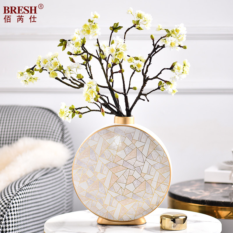 Light key-2 luxury furnishing articles contracted household act the role ofing is tasted flower arranging ceramic vase mesa of I sitting room adornment