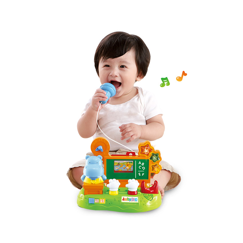 【适用12个月+】澳贝 河马说话机 语言启蒙1岁宝宝益智早教玩具产品展示图4