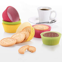 High temperature baking cake Dessert dessert round bottom tray Baking tray Pastry paper tray Muffin paper cup 11cm150 pcs