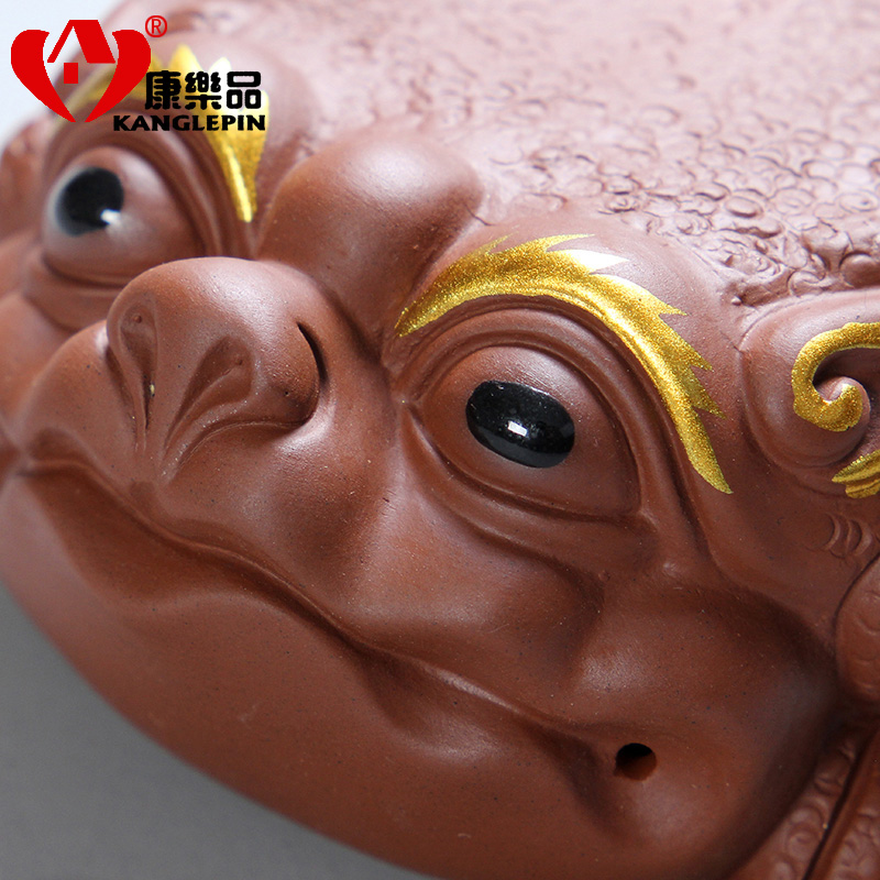 Recreational product small place creative undressed ore yixing purple violet arenaceous spittor spoil kung fu tea tea accessories tea tray was furnishing articles