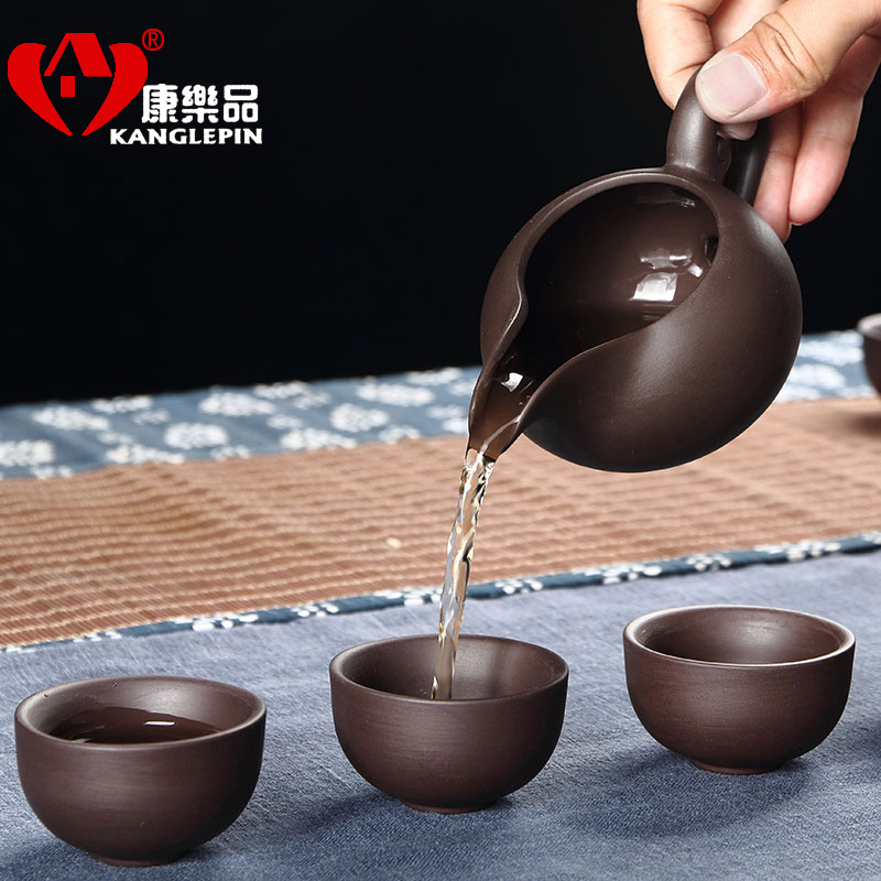 Recreation items automatically make tea of a complete set of violet arenaceous kung fu tea set gift ideas prevent hot insulation tea tea cups