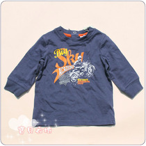 (Many hundred packages express) (6M) Yuandan minitribu cotton knitted long-sleeved T-shirt (motorcycle)