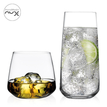 NUDE imported crystal glass water Cup household transparent light juice cup milk cup green tea cup beer glass