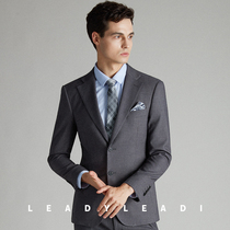 Suit men mens business dress slim suit suit senior gray casual wool fashion handsome wedding dress