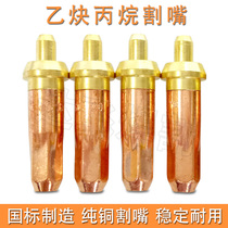 Sunrise Weixing acetylene gas propane cutting nozzle Manual gas cutting nozzle oxygen nozzle G01-30 type 100 G03