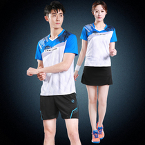 Badminton Suit Men Short Sleeve Suit Quick Dry Women Tennis Pants Dress Sportswear Group Custom Print Character Ping Pong Jersey Summer