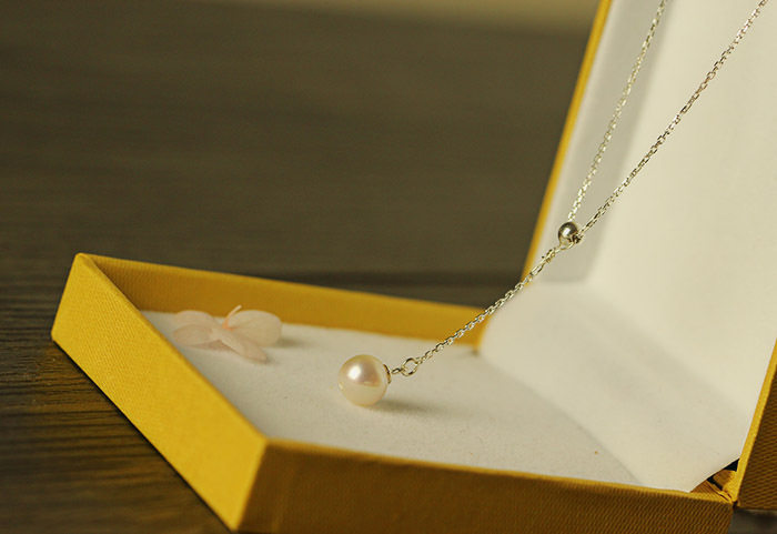 韩版气质镀玫瑰金珍珠项链女韩国短款配饰彩金锁骨链礼物 包邮