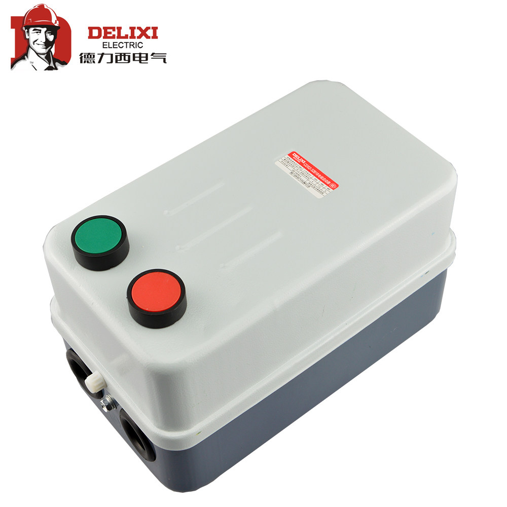 正品德力西 380v三相 电磁起动器 32a按钮磁力启动器 cds2-32b32