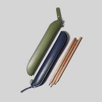 The minimalist cortex is small and cute mini pen bag applepencl pen cap Ling Mei pen with single pen bag