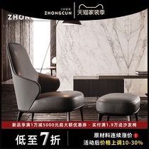 Italian light luxury single sofa chair Designer small apartment simple modern living room bedroom leisure chair Study chair