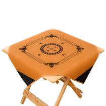 Mahjong tablecloth mat thickened soundproof non-slip mahjong table hand rub household cloth mat table blanket large with pocket for playing cards
