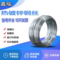 Hot-dip galvanized steel wire Outdoor greenhouse Passion fruit kiwi fruit tree rack No 10 No 12 No 14 non-rusty steel wire