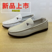 Old Beijing Cloth Shoes Mens Foot Pedals Sloth Casual Soft Bottom Leather Face Personality Society 100 Hitch Seasons Legue-bean Male Tide Shoes