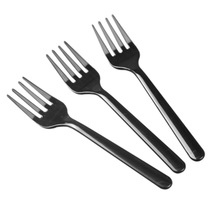 Disposable small fork birthday cake fork fruit fork trial fork mooncake fork independent packaging four-tooth fork