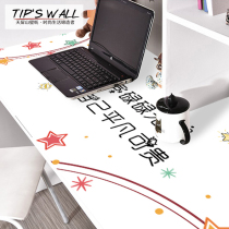 Self-adhesive net red desk layout dormitory college student bedroom desktop renovation Personality creative text stickers Waterproof