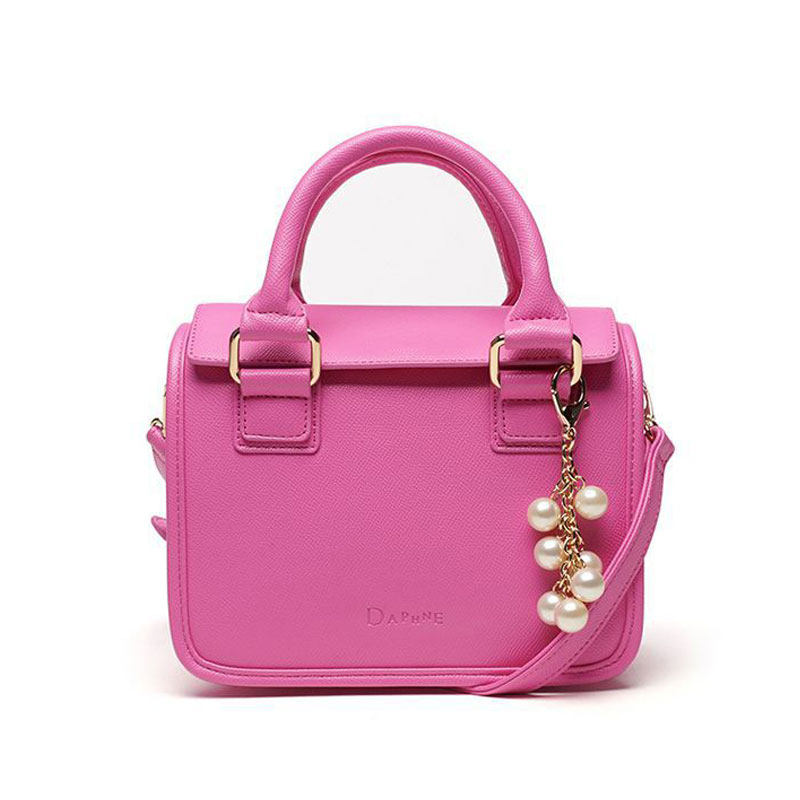 daphne/达芙妮夏季新品小方包纯色软面斜挎女小包1016383605