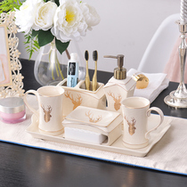 European-style bathroom bathroom decoration decoration model room sink decoration sink washbasin soft decoration supplies