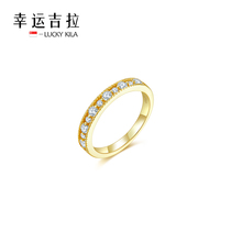 LUCKY KILA Gold plated silver plated exquisite openwork vintage COURT style ring holiday GIRLFRIEND gift