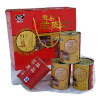 Authentic single county lamb soup (single county delivery)Single roll lamb soup Single roll large stewed lamb soup 480g X4 cans