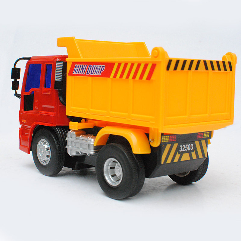 力利工程车小型卸斗车翻斗车自卸车运输车大卡车货车儿童玩具汽车