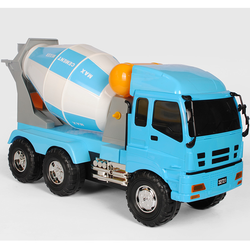 巨大号惯性混凝土搅拌车水泥罐车惯性工程车男童儿童玩具汽车男孩