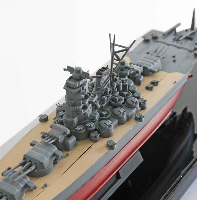 小号手军事电动战舰拼装模型 1/700二战日本海军旗舰大和号战列舰