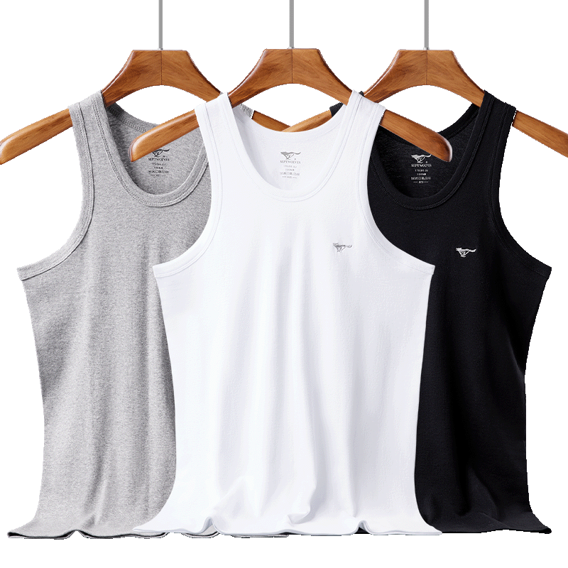 Seven Wolves men's vest men's inner wear pure cotton all-cotton white sports sweatshirt men's middle-aged and elderly summer
Seven Wolves men's vest men's inner wear pure cotton all-cotton white sports sweatshirt men's middle-aged and elderly summer