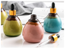 Beauty Salon Essential Oil Bottle Bowl Ceramic Cup Spa Suit Tete Hydrotherapy Deployment Saucer Ice Cracking Glazed Essential Oil Pot