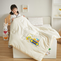 Children thickened with warm quilts All cotton Soybean Fiber Autumn winter quilted by baby Baby Kindergarten Nap Air Conditioning by Core
