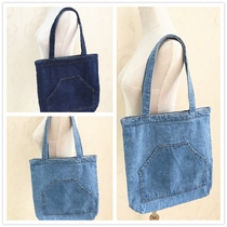 Cowboy shoulder bag men and women handbags canvas bag female summer large capacity mother bag make up class bag student schoolbag original