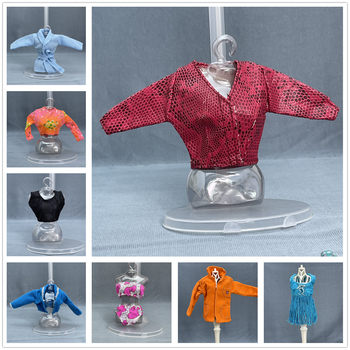ການຂົນສົ່ງຟຣີສໍາລັບການຊື້ຫຼາຍກວ່າ 58 ຢວນ, ເຄື່ອງນຸ່ງຫົ່ມ doll Barbie tops ດຽວ, jackets ເຄື່ອງນຸ່ງຫົ່ມ doll, outfits DIY ຟຣີເຈັດ