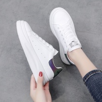 Tide brand small white shoes women Spring 2020 Summer new Korean version of shoes Joker flat bottom 2019 explosive ins tide