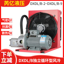 Ruiyi hydraulic air cooler self-priming circulating radiator lubrication station hydraulic press cooling system for injection molding machine