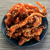 Dalian specialty seafood snacks Dried fish spicy Longtou fish seafood ready-to-eat fish fillet snacks 150g