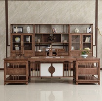 Modern minimalist boss desk office table and chair combination manager desk office furniture fashion president table big class