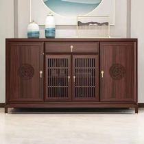 Home door shoe cabinet simple modern entrance hall Hall Cabinet large capacity locker new Chinese solid wood side cabinet