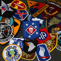 WWII personality embroidery tactical armband Flight jacket chapter Pocket chapter cloth sticker Backpack chapter Army fan badge velcro