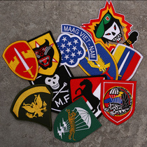 Vietnam War Embroidery Arm Badge Technical Sergeant Sergeant Rank Green Beret Pocket Chapter Chest M65 TCU Paige