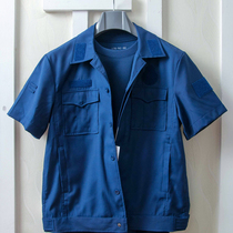 International Huo 3503 new fire preparation suit Full-time Summer Short Sleeve Blue Workwear Spring Autumn Long Sleeve Jacket